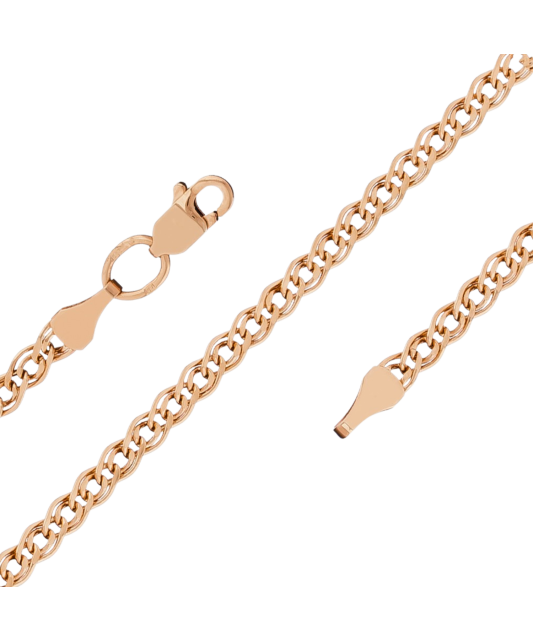 Kuldkett "Mona Liza" 3mm Goldinga monaliza3mm