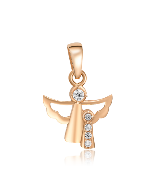 Kuldripats tsirkoonidega "rist"