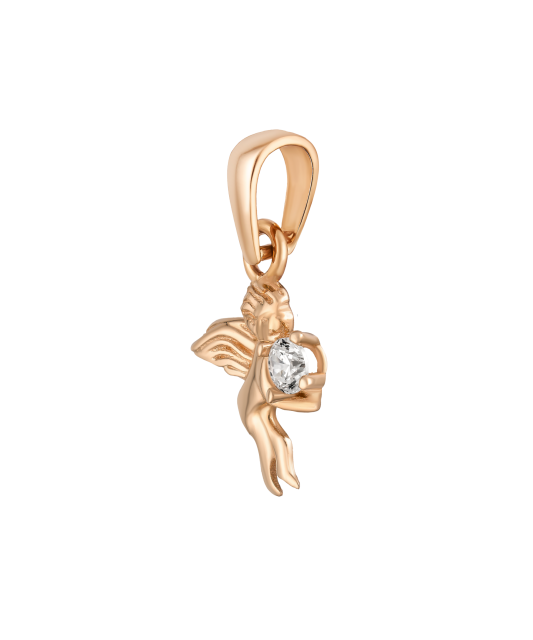 Kuldripats tsirkoonidega "Ingel"