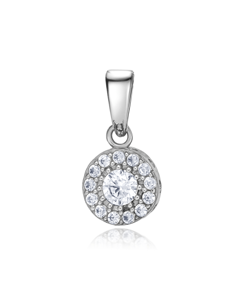 Золотой подвеска с цирконами