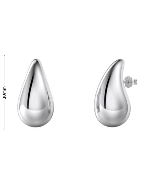Hõbekõrvarõngad 30mm