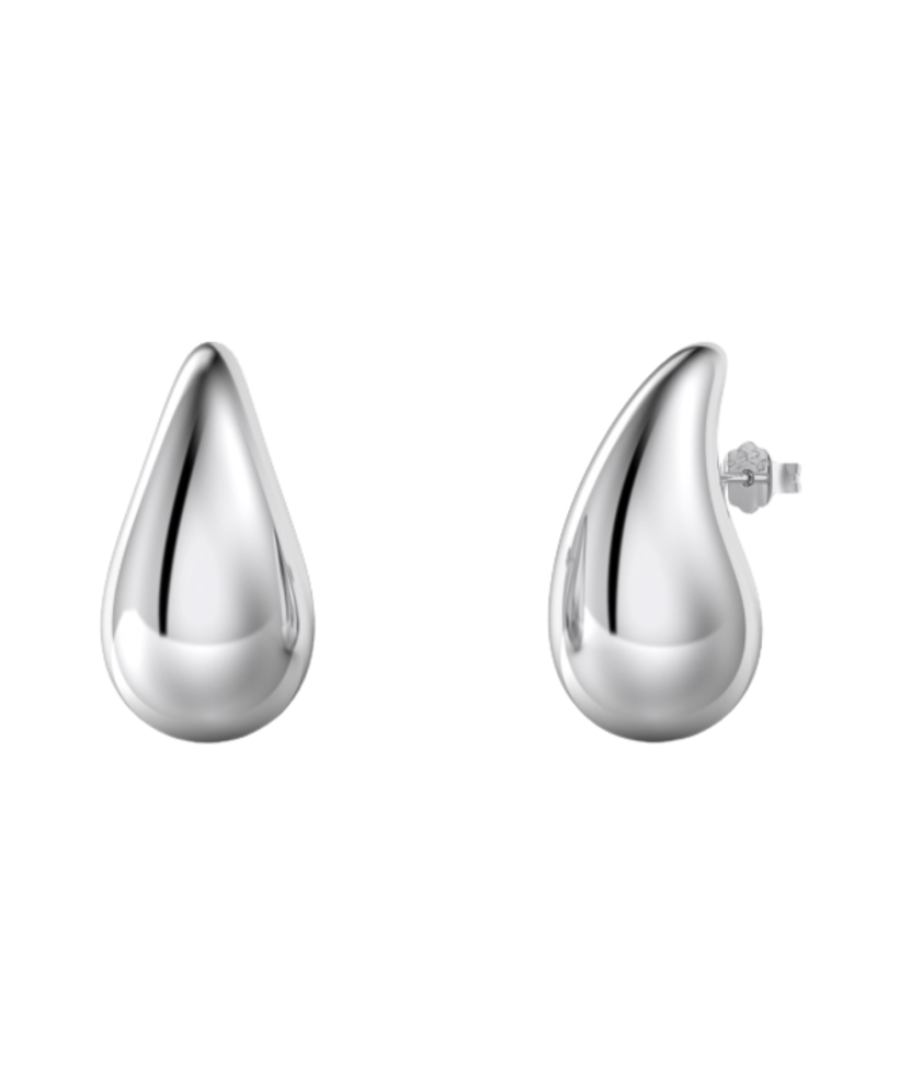 Серьги из серебра 30mm