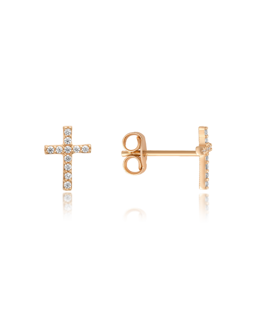 Kuldkõrvarõngad tsirkoonidega