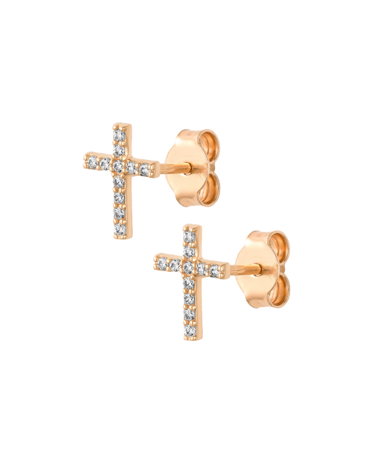 Kuldkõrvarõngad tsirkoonidega