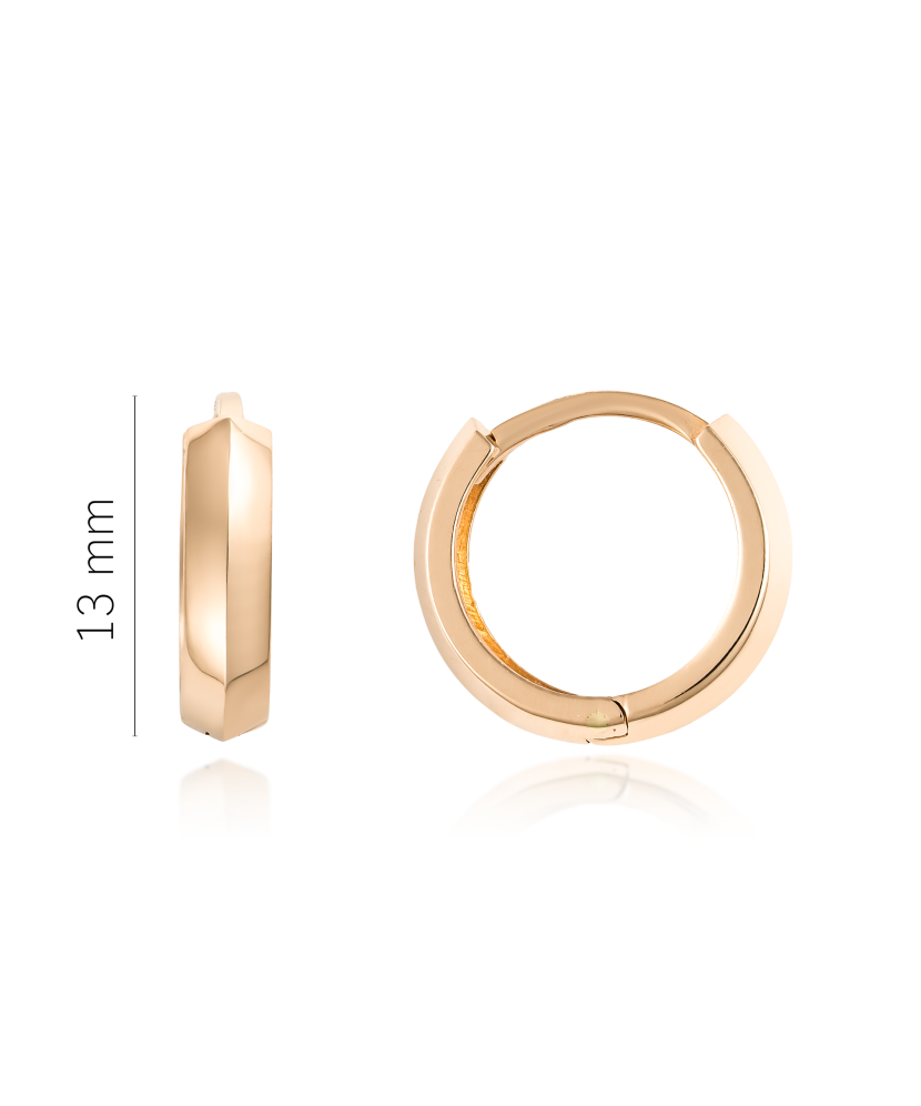 Kuldkõrvarõngad 13mm