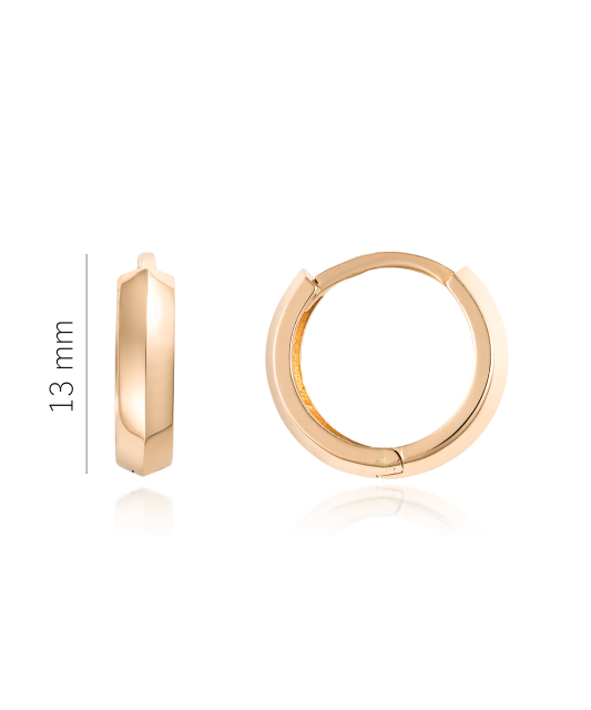 Kuldkõrvarõngad 13mm