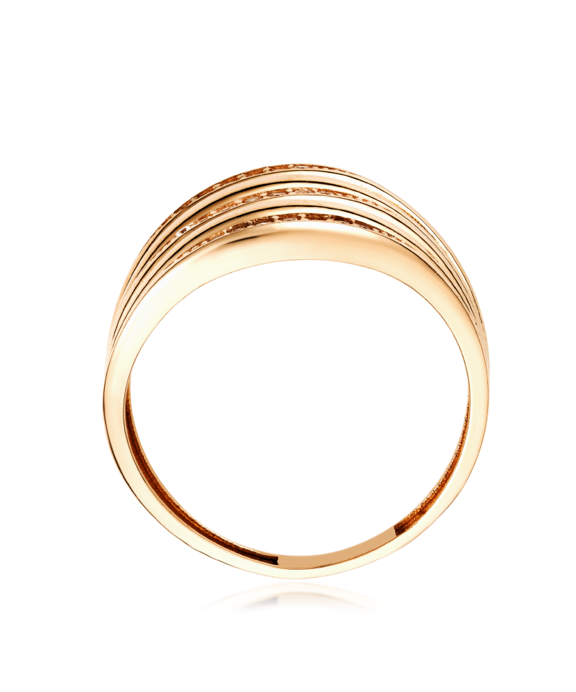 Kuldsõrmus tsirkoonidega