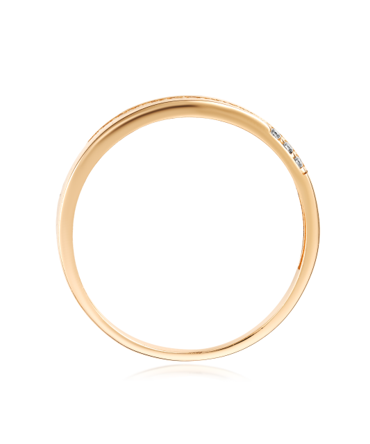 Kuldsõrmus tsirkoonidega