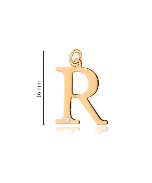 Kuldripats teemandiga täht R