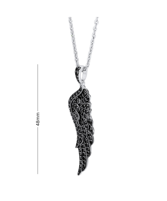 Подвеска из серебра со шпинелями