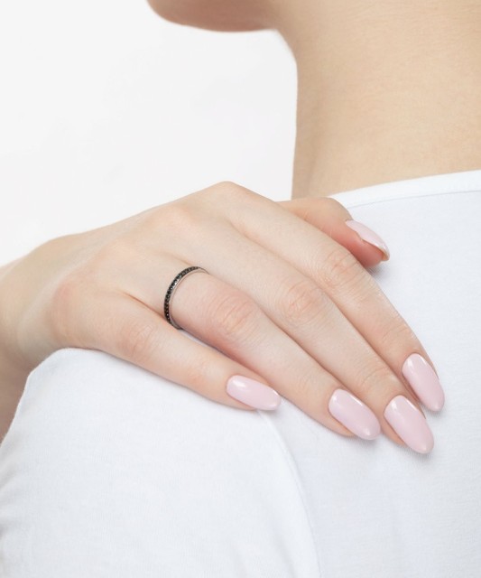 Hõbesõrmus tsirkoonidega - Hõbesõrmused - Goldinga