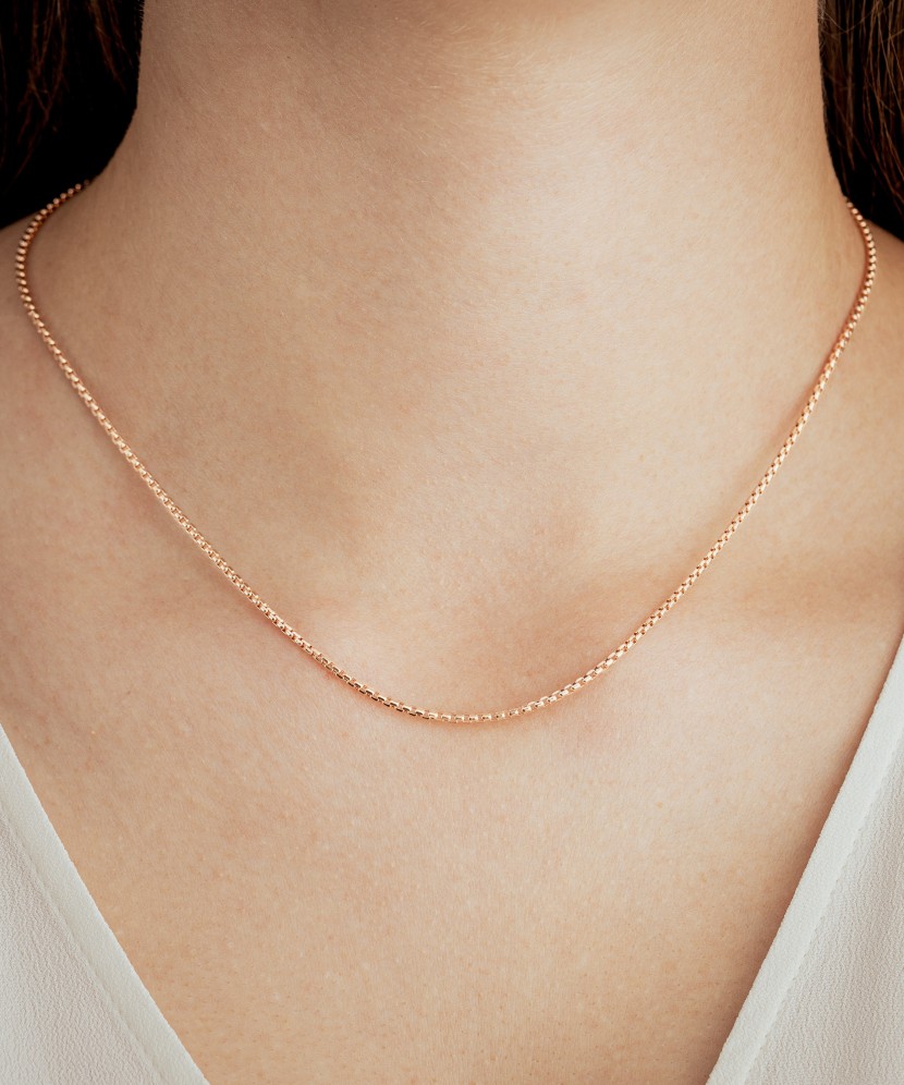 Золотая цепочка "Box" 1.7мм