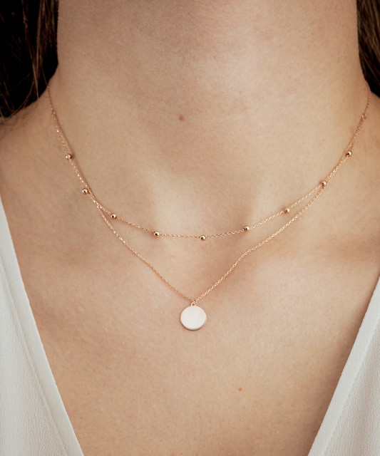 Kahekordne Kuldkett Ripatsitega