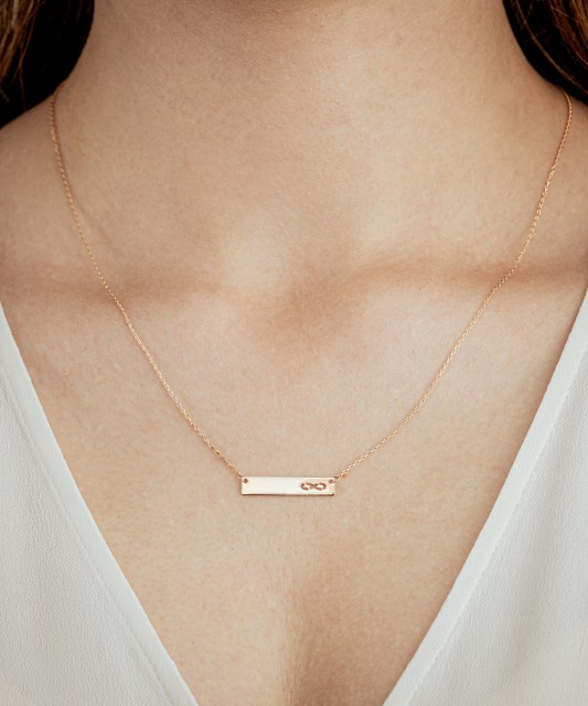 Kahekordne kuldkett ripatsiga "lõpmatus" Goldinga 1018