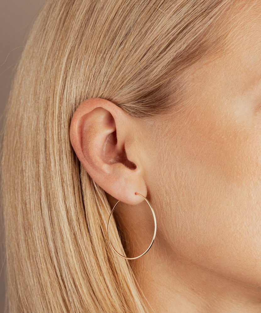 Kuldkõrvarõngad rõngad 35mm