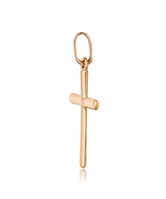 Золотой подвеска "Крестик"