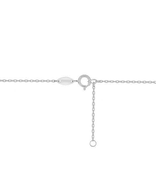 Valgest kullast kett briljantripatsiga "Süda"