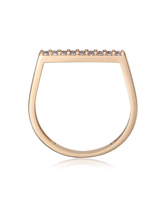 Kuldsõrmus tsirkoonidega