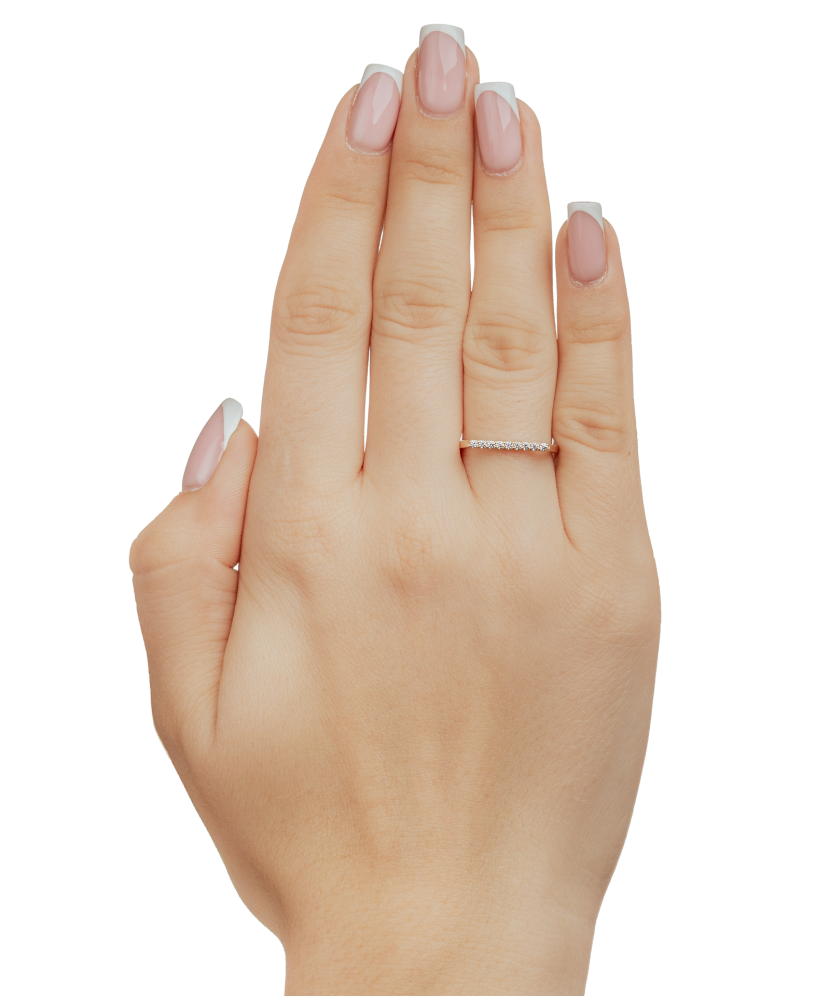 Kuldsõrmus tsirkoonidega