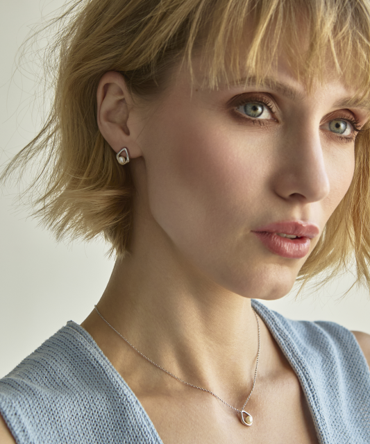 Hõbekett pärlist ripatsiga