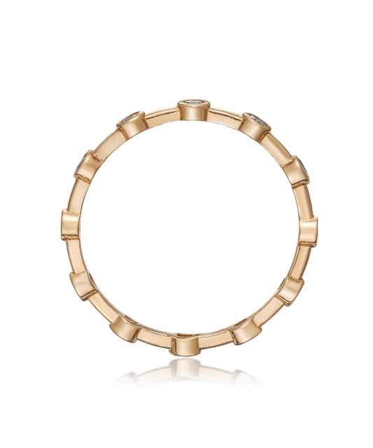 Kuldsõrmus tsirkoonidega