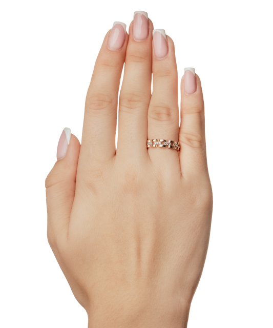 Kuldsõrmus tsirkoonidega