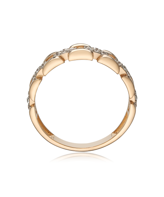 Kuldsõrmus tsirkoonidega