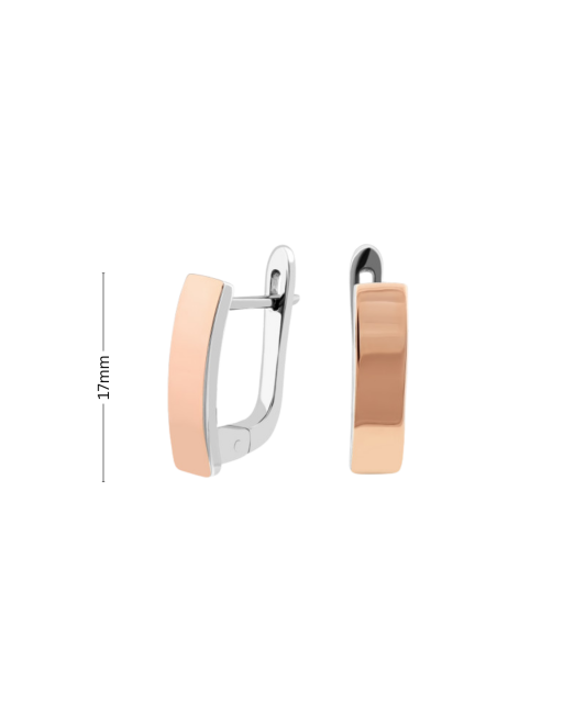 Hõbekõrvarõngad kullatud