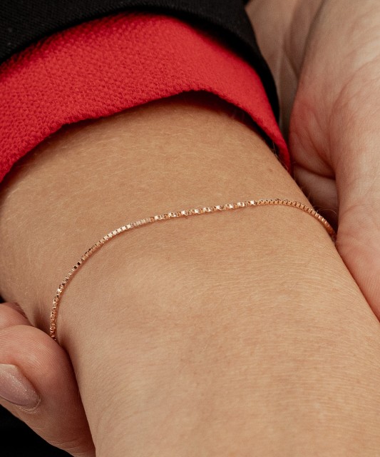 Kuldkäevõru "Box" 0.8mm