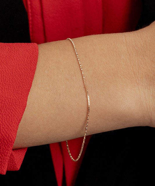 Kuldkäevõru "Box" 0.8mm