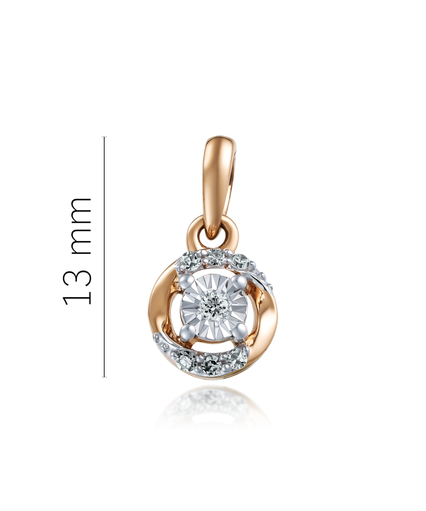 Kuldripats teemantidega