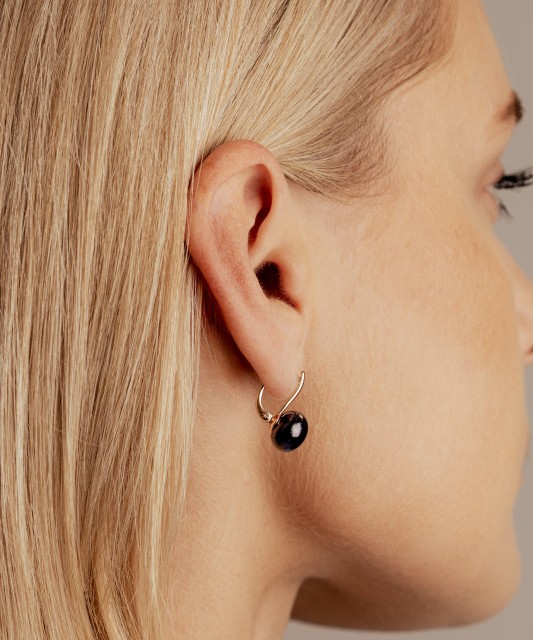 Серьги из золота с жемчугом