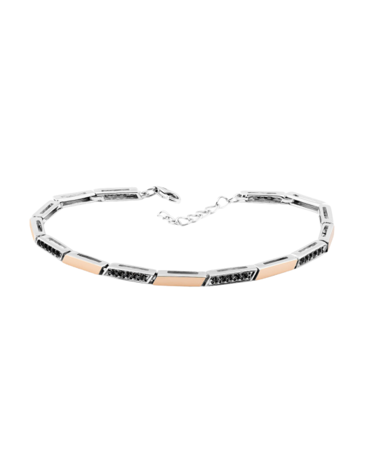 Hõbekäevõru tsirkoonidega kullatud