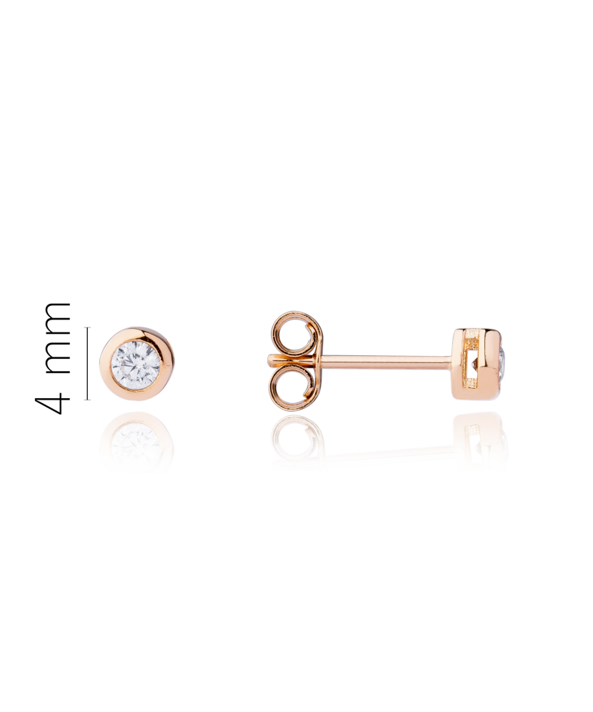 Kuldkõrvarõngad tsirkoonidega