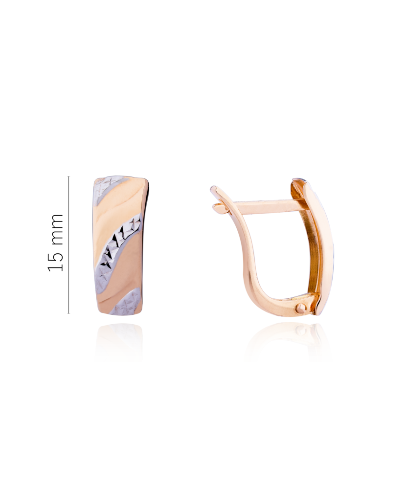 Золотые серьги