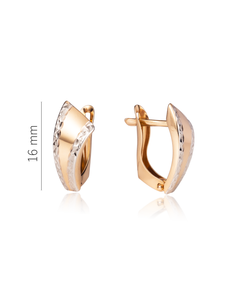 Золотые серьги