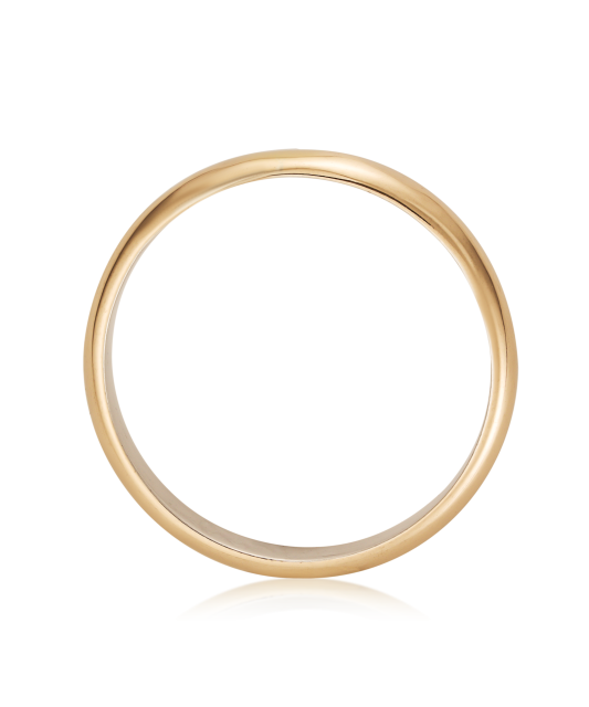 Hõbedast abielusõrmus kuldplaadiga