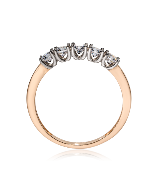 Kuldsõrmus tsirkoonidega