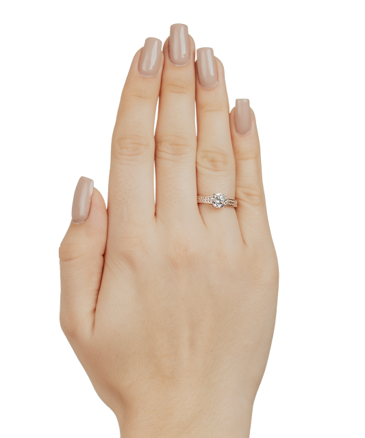 Kuldsõrmus tsirkoonidega