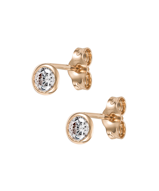 Kuldkõrvarõngad tsirkoonidega