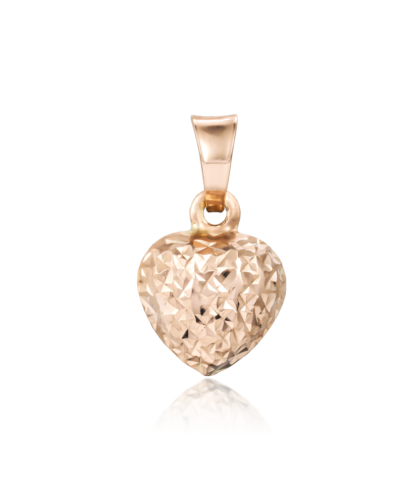 Золотой подвеска "Сердечко"