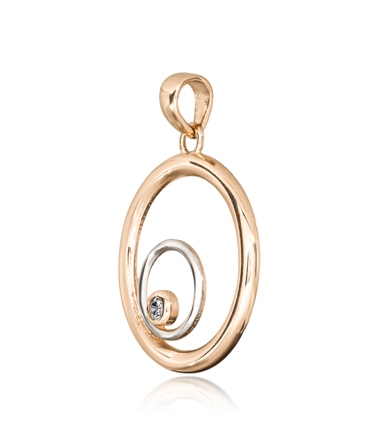 Auksinis Pakabukas Su Cirkoniu Goldinga 00868