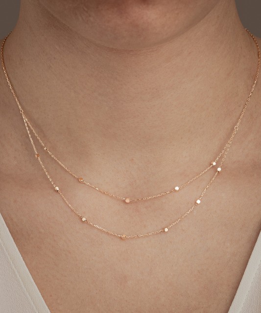 Двойная золотая цепочка