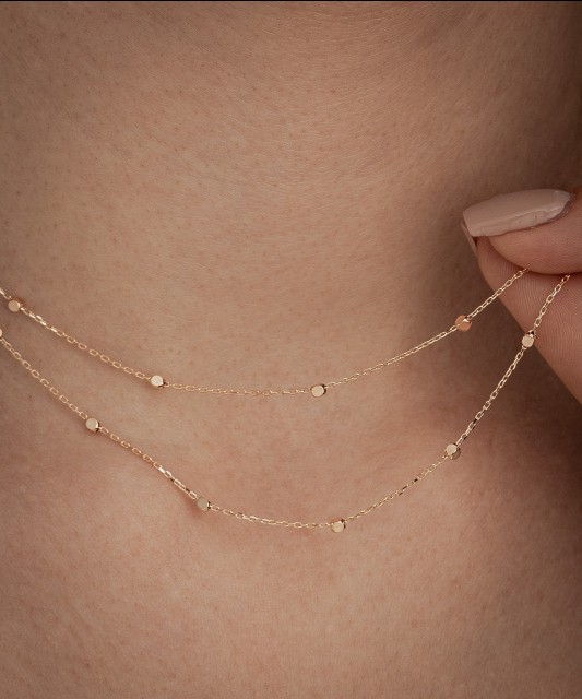 Kahekordne kuldkett Goldinga 5FOR6N5751-VIII-R-DC