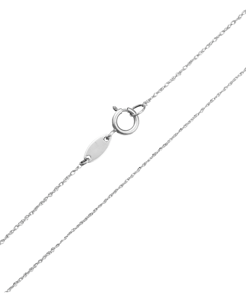 Цепочка из белого золота 0,3mm
