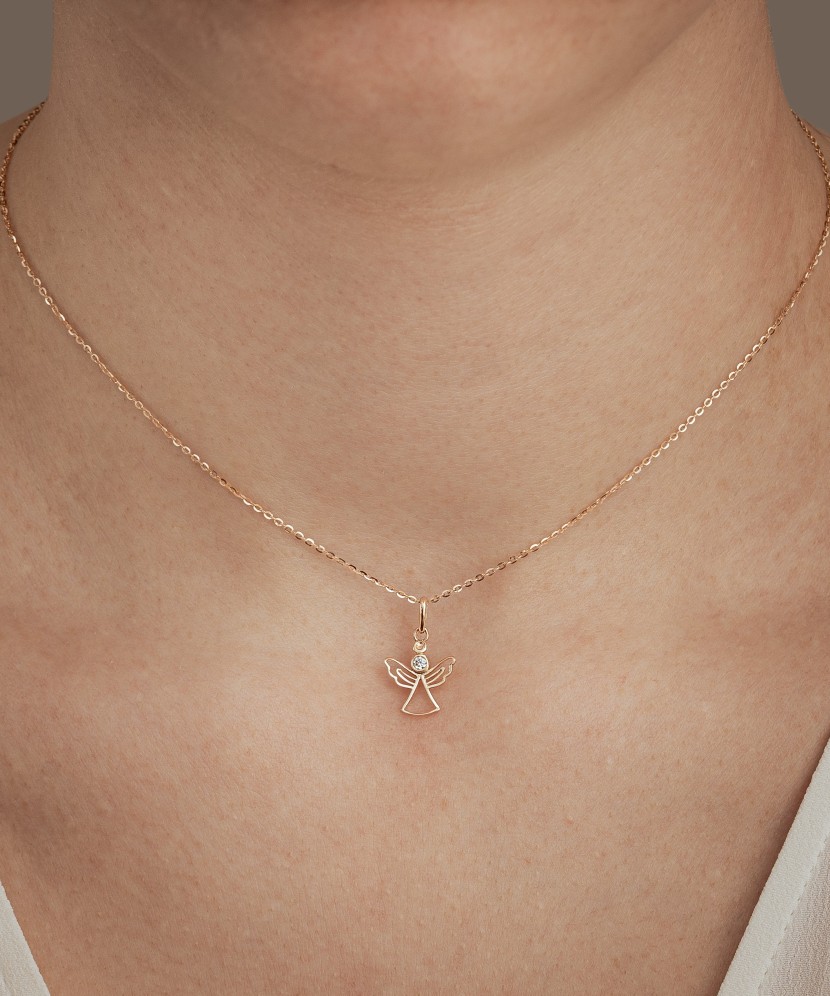 Kuldripats tsirkooniga "Ingel"