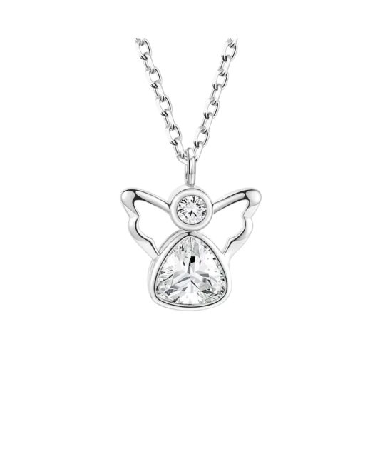 Hõbekett tsirkoonist ripatsiga