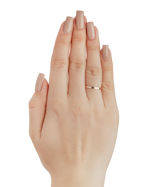 Kuldne pulm sõrmus 2mm