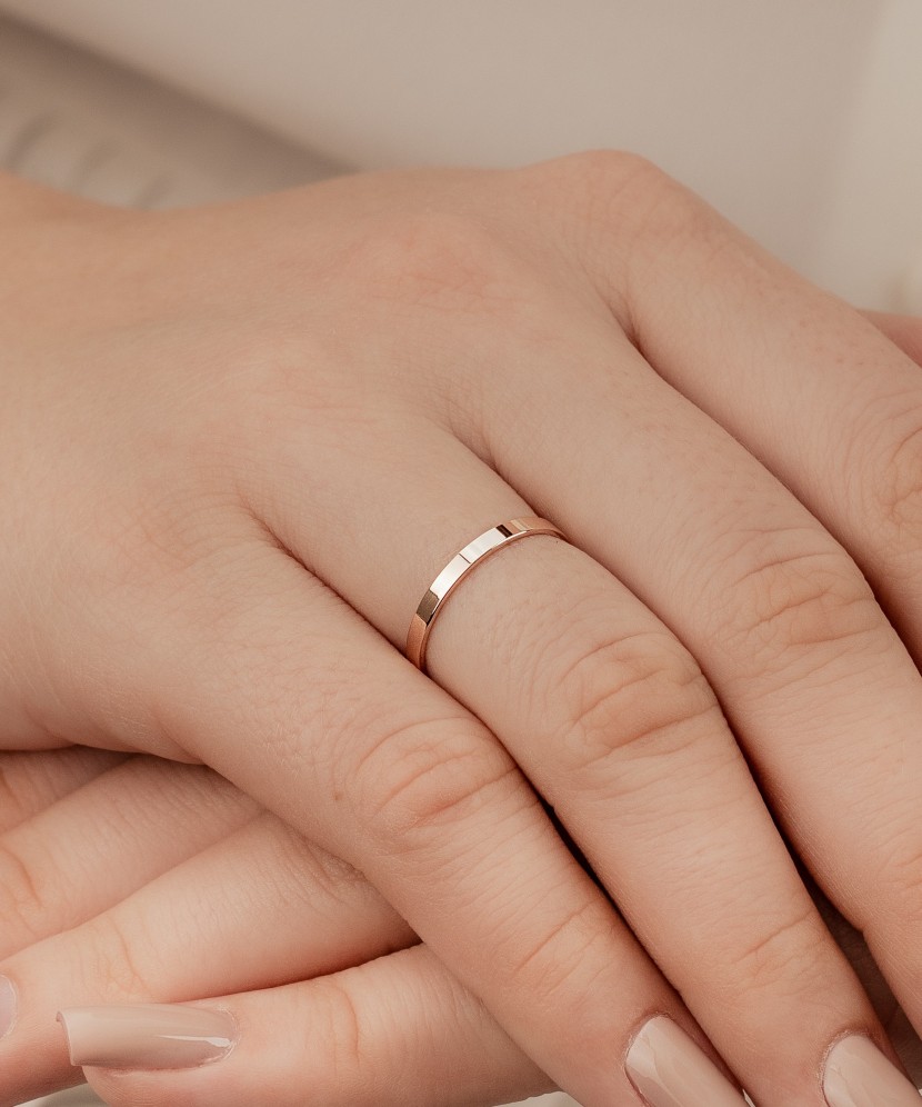 Kuldne pulm sõrmus 2mm