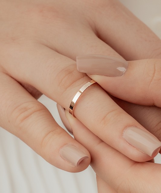 Kuldne pulm sõrmus 2mm